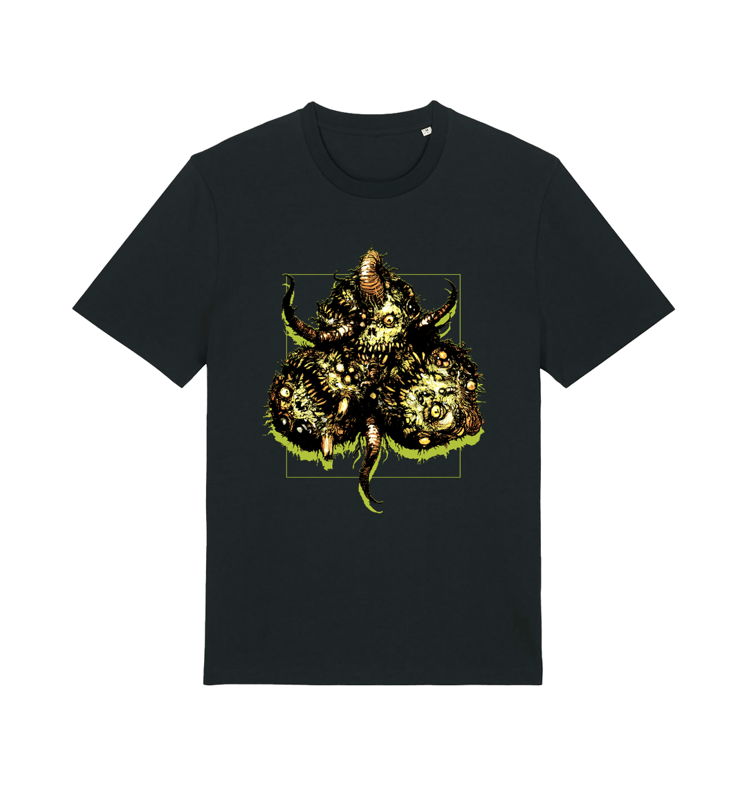 Black Printed T-shirt Front